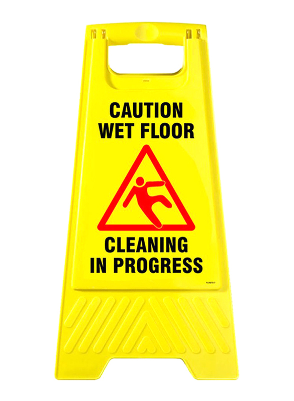 

Generic Cleaning In Progress Sign, Yellow