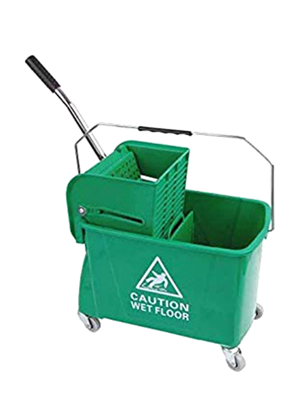 

AKC Mop Bucket with Wheel and Wringer, 20 Liters, Green