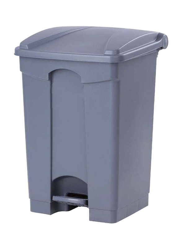 Home Time Trash Can with Pedal, 87 Litters, Grey