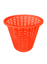 AKC Multicolour Round Plastic Basket, 25x27cm, Assorted