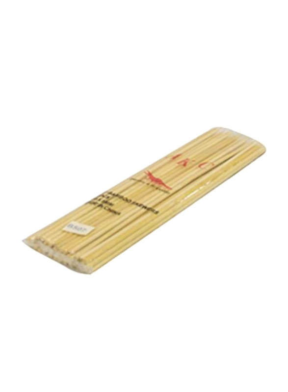 AKC 50-Piece  Bamboo Skewers, 12-Inchx5mm, Beige