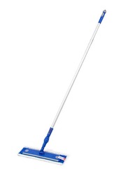Filmop Microfiber Flat Spray Mop, Blue/White