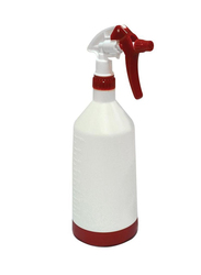 AKC Plastic Spray Bottle, 1 Liter, White/Red