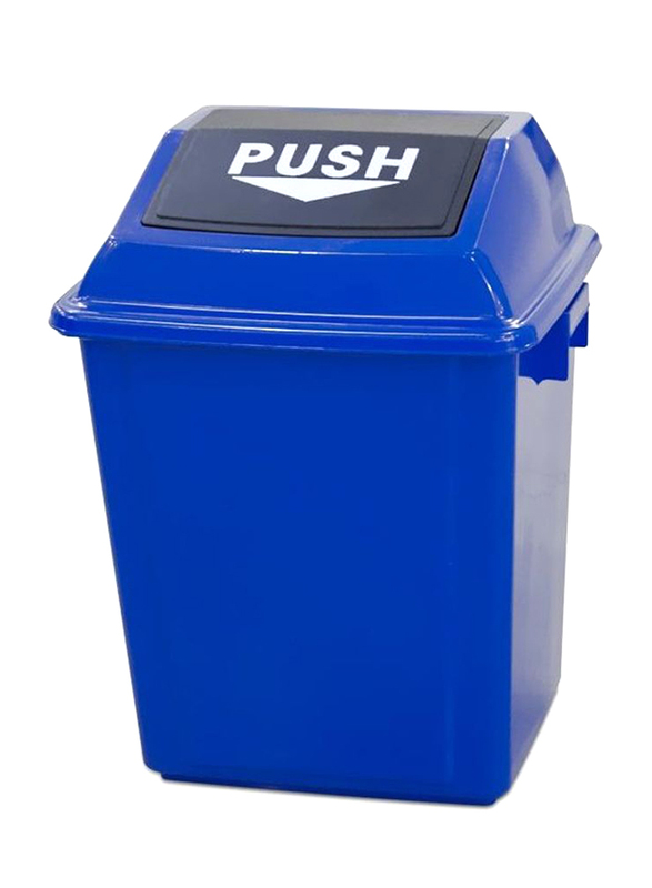 AKC Quadrate Garbage Bin, 25 Litters, Blue