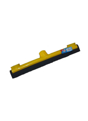 AKC Plastic Floor Wiper and Metallic Handle, 55cm, Yellow/Black