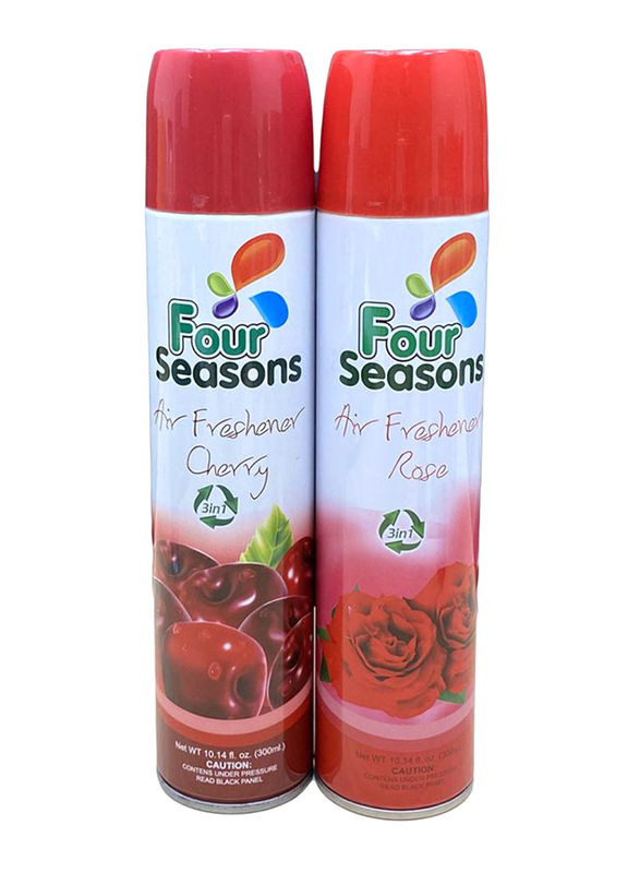 Four Seasons 2-Piece Air Freshener Set, 5x300ml, Multicolour
