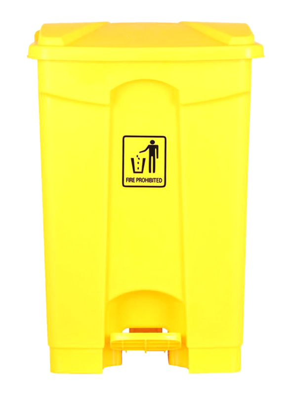 Bluestream Garbage Bin, 87 Litters, Yellow