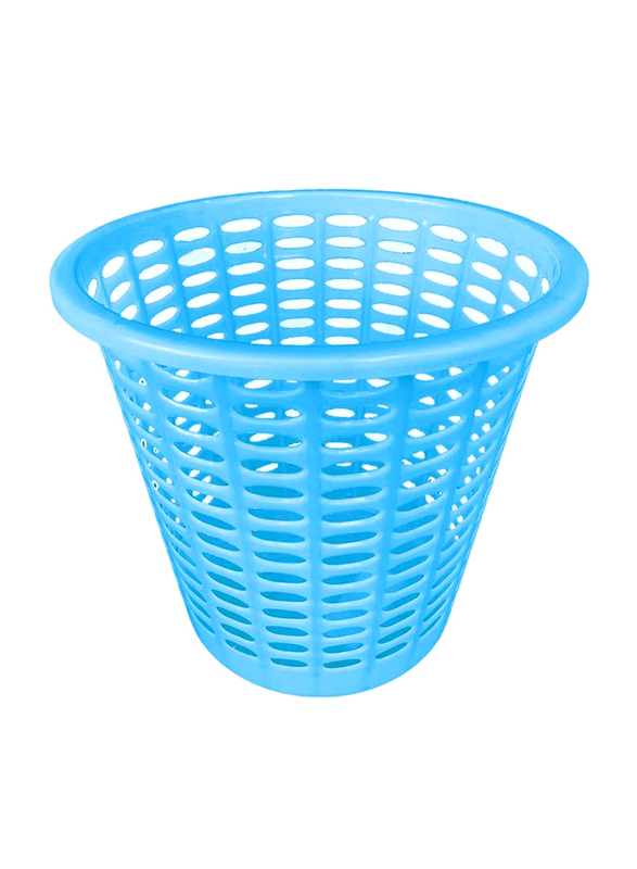 AKC Multicolour Round Plastic Basket, 25x27cm, Assorted