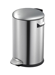 Eko Trash Bin with Pedal, 5 Litters, Silver