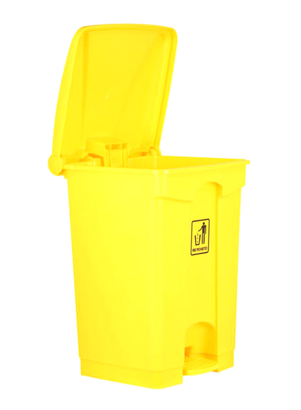 Bluestream Garbage Bin, 87 Litters, Yellow