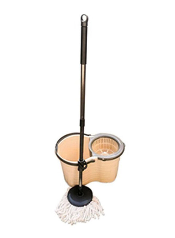 

AKC Spin Mop Bucket, 19 Liters, Beige/Grey