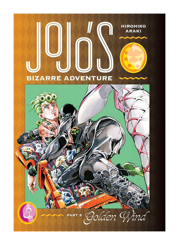 

JoJo's Bizarre Adventure: Part 5 Golden Wind, Vol. 8 (8), Hardcover Book, By: Hirohiko Araki