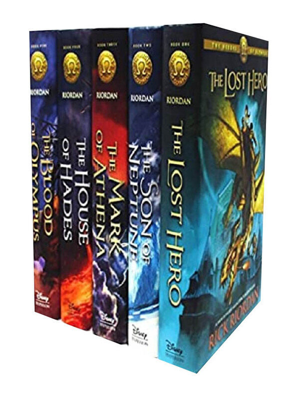 

Heroes Of Olympus Rick Riordan 5 Books Set, Hardcover Book, By: Rick Riordan