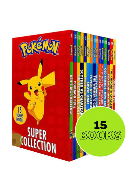 

Pokemon Super Collection Series Book, Set of 15 Books, Paperback Book, By: Tracey West