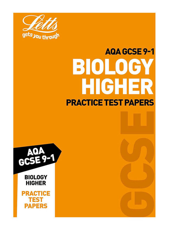 

Letts GCSE 9-1 Revision Success AQA GCSE Biology Higher Practice Test Papers, Paperback Book, By: Letts