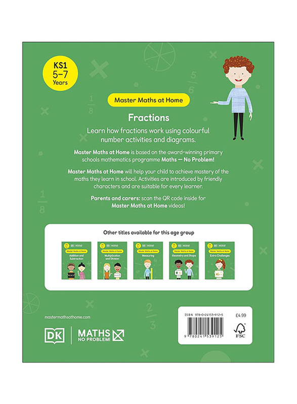 Maths No Problem! Fractions Ages 5-7 (Key Stage 1), Paperback Book, By: Maths No Problem!