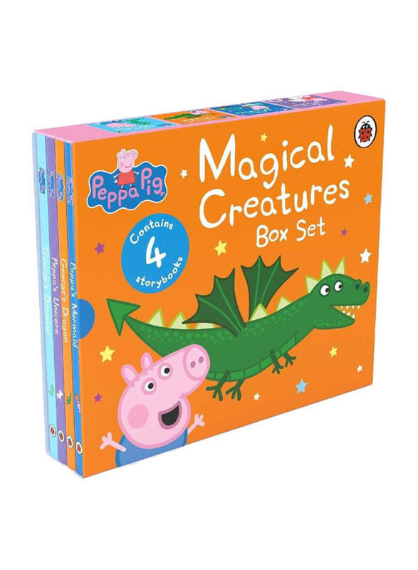 

Peppa Pig Magical Creatures Story Book Ages 2-5, Set of 4 Books, Board Book, By: Ladybird