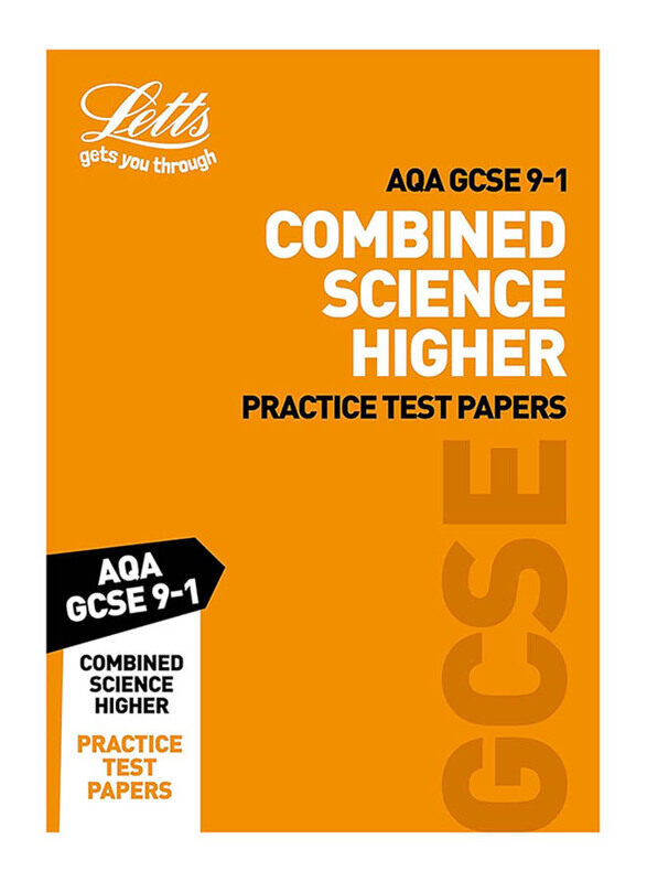 

Grade 9-1 GCSE Combined Science Higher AQA Practice Test Papers: GCSE Grade 9-1, Paperback Book, By: Letts GCSE