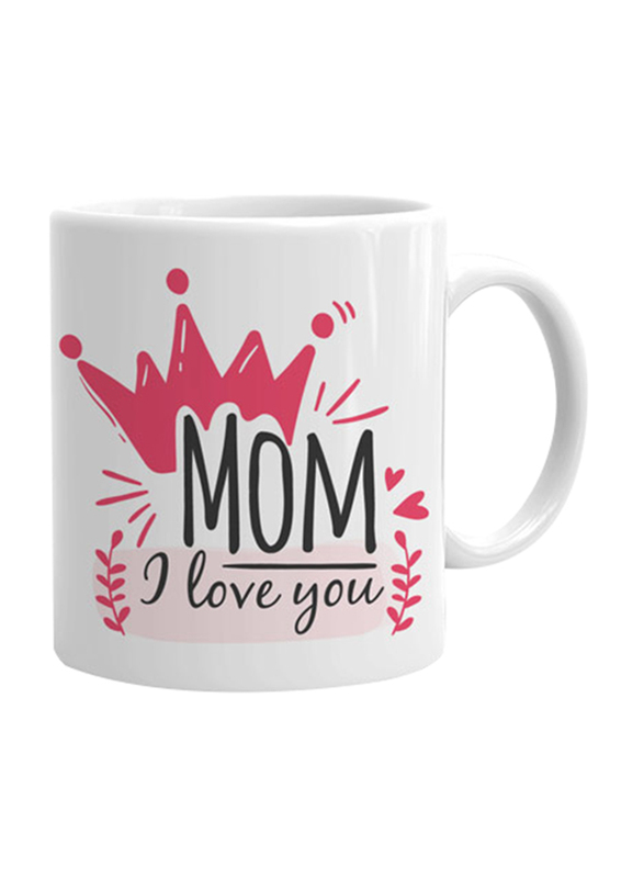 Giftbag I Love You Mom Coffee Mug, White