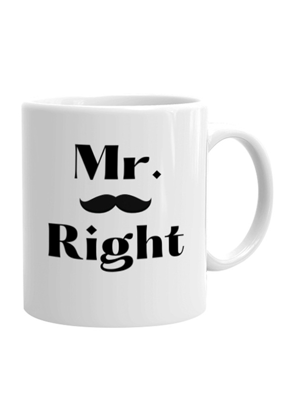 Giftbag Mr. Right Coffee Mug, White