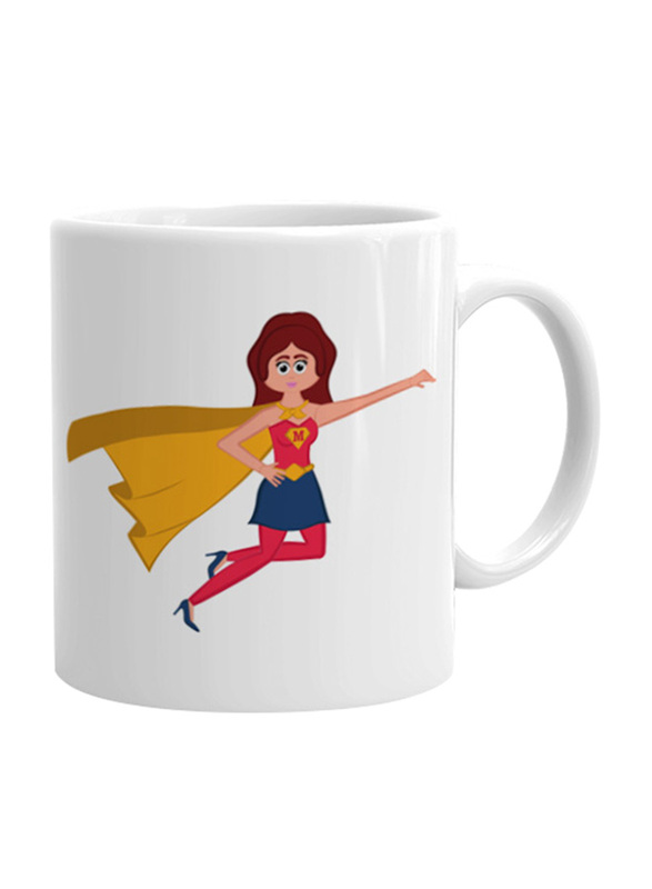 Giftbag Super Mom Super Hero Coffee Mug, White