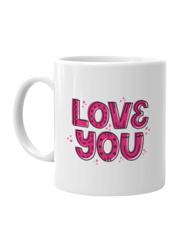 Giftbag Love You Coffee Mug, White