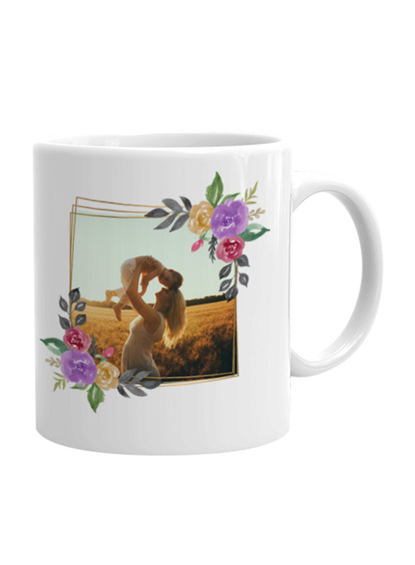 Giftbag Mom & I Personalised Photo Coffee Mug, White