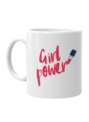 Giftbag Girl Power Coffee Mug, White