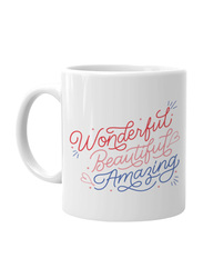 Giftbag Wonderful, Beautiful, Amazing Coffee Mug, Multicolour