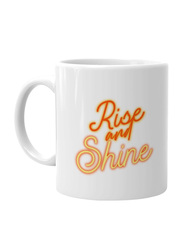 Giftbag Rise and Shine Coffee Mug, White