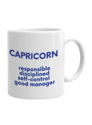 Giftbag Capricorn Zodiac Personalised Mug, White