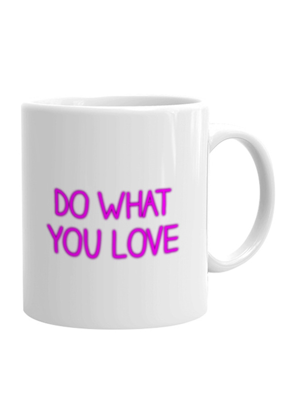 Giftbag Do What You Love Coffee Mug, White