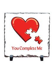 Giftbag You Complete Me Puzzle Stone, 20 x 20cm, White/Red