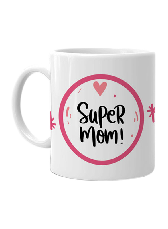 Giftbag Super Mom Coffee Mug, White