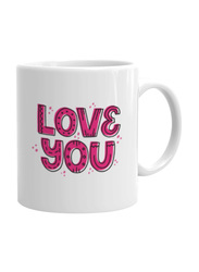 Giftbag Love You Coffee Mug, White