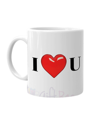 Giftbag Personalised Initials Love Coffee Mug, White