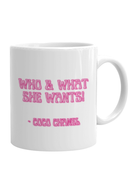 Giftbag A Woman Should be Two Things Coffee Mug, White