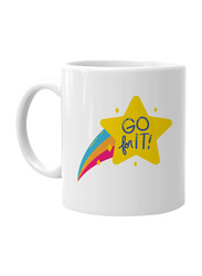 Giftbag Go For It Coffee Mug, White