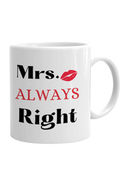 Giftbag Mrs. Always Right Coffee Mug, White