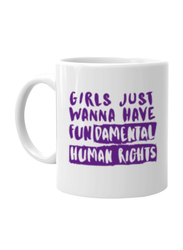 Giftbag Girls Just Wanna Have Fun Coffee Mug, White