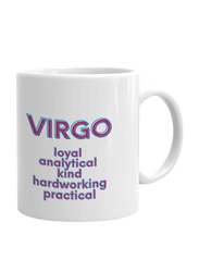 Giftbag Virgo Zodiac Personalised Coffee Mug, Multicolour