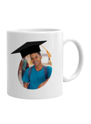 Giftbag Personalised Photo Graduation Coffee Mug, White