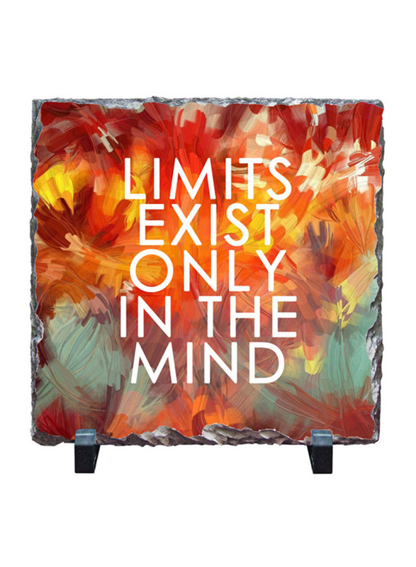 Giftbag Limits Exist Only in the Mind Print Stone, 20 x 20cm, Multicolour