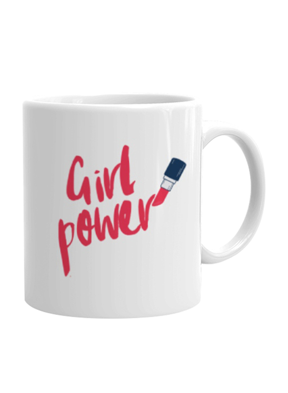 Giftbag Girl Power Coffee Mug, White