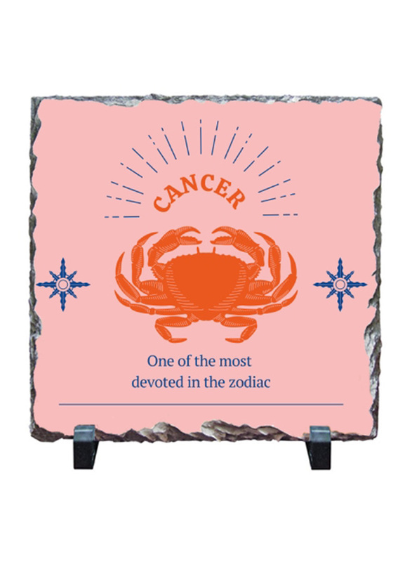 Giftbag Cancer Zodiac Stone, 20 x 20cm, Pink/Red/Blue