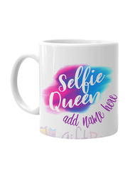 Giftbag Selfie Queen Coffee Mug, White