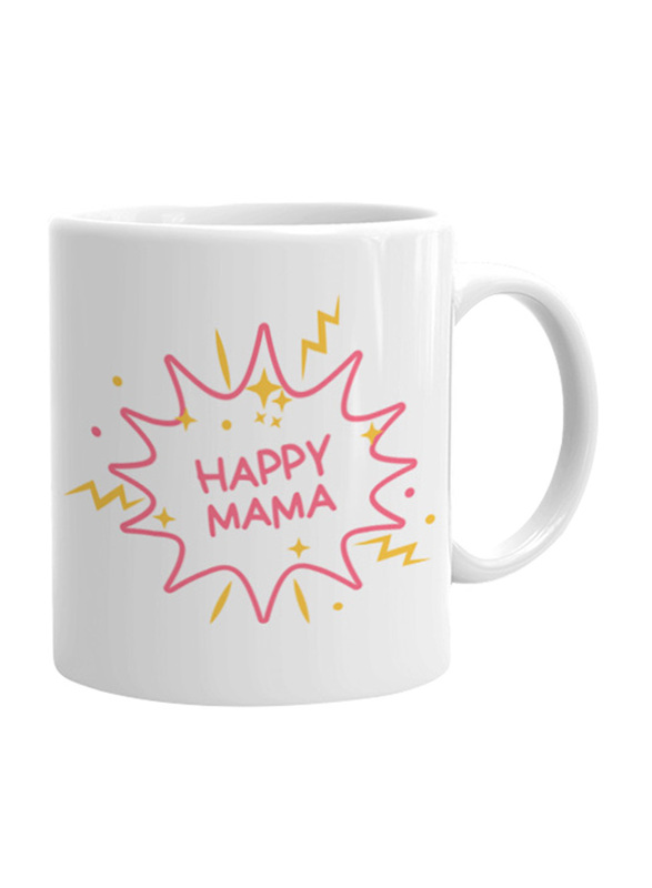 Giftbag Happy Mama Coffee Mug, White