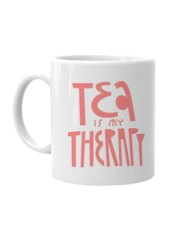 Giftbag Tea is my Therapy Coffee Mug, White