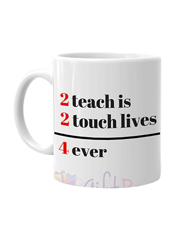 

Giftbag Personalised Teacher Coffee Mug, White