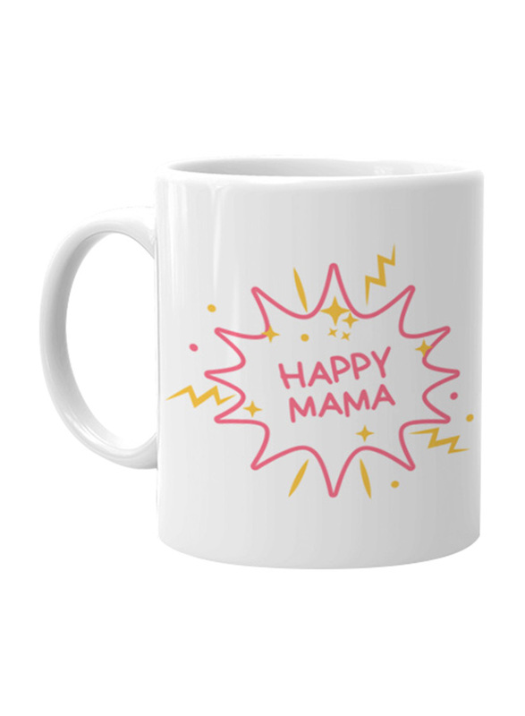 Giftbag Happy Mama Coffee Mug, White